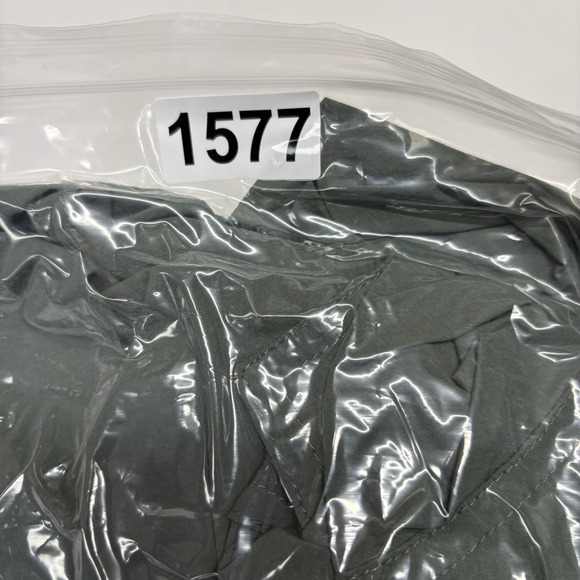 Calia Carrie Underwood Womens Jacket L/XL Green Windbreaker Nylon Rain Long Hood - Picture 14 of 14